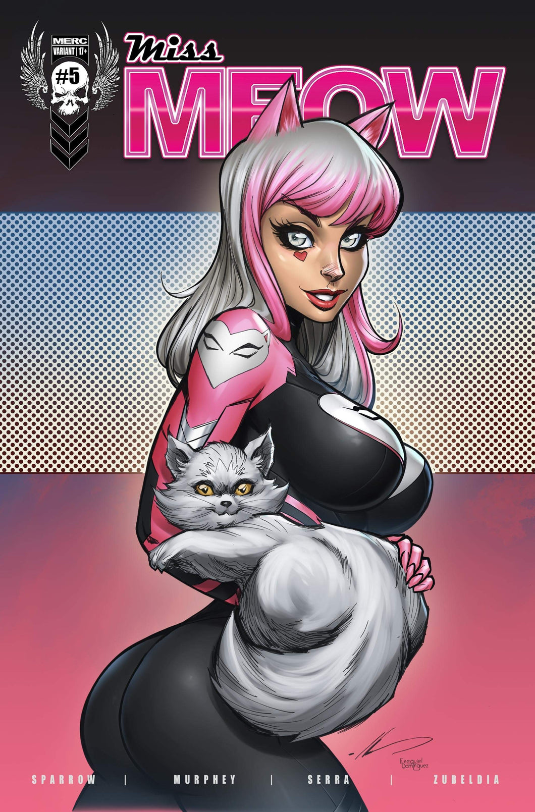 Miss Meow #5 Kickstarter Domestic cover by Ale Garza